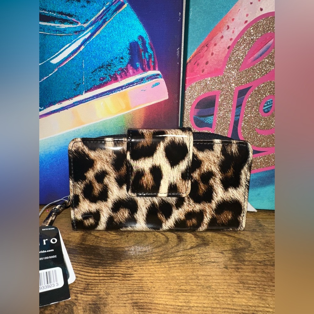 New leopard print Izaro wallet,Style L951912BE.